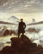 Caspar David Friedrich The walker above the mists USA oil painting artist
